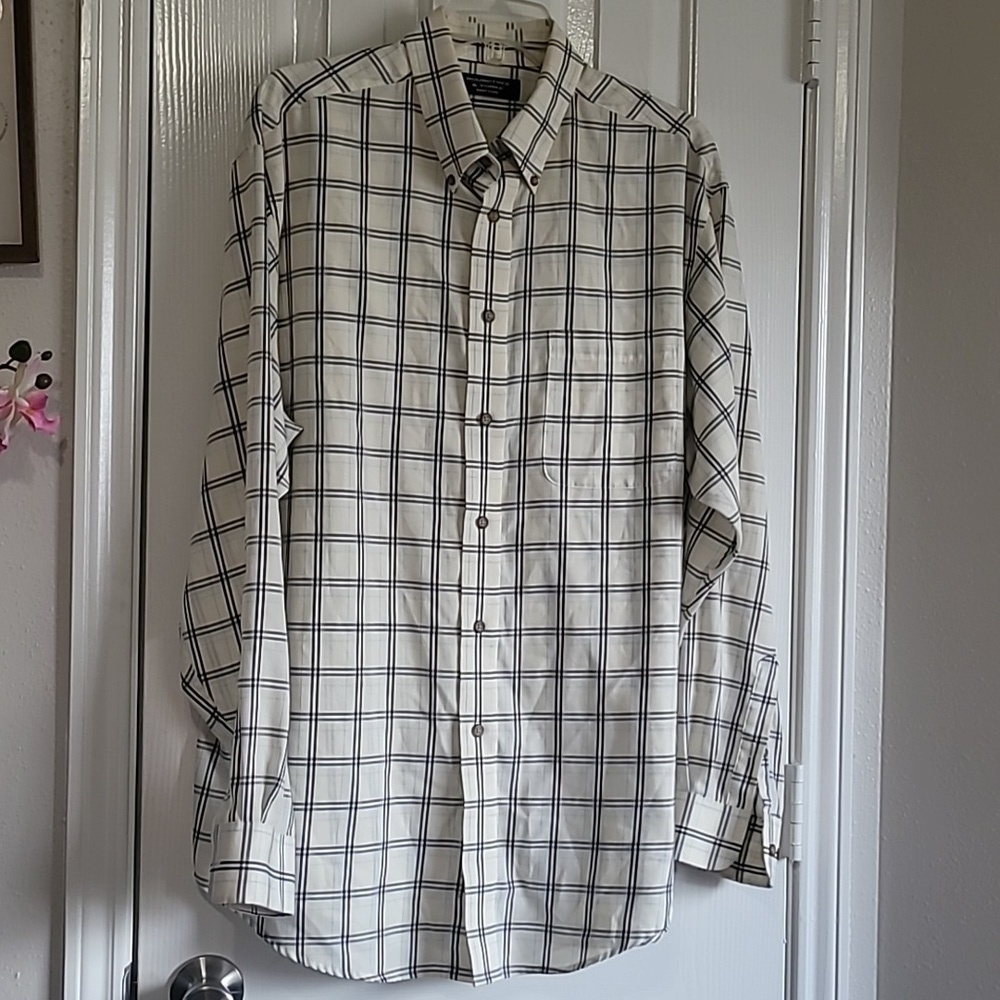 Roundtree & Yorke Easy Care Longsleeve Shirt Size Large